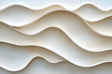 Obraz premium Abstract background of white plywood texture created with generative AI