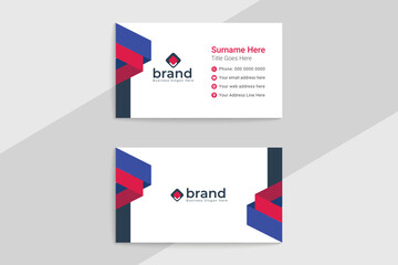 Professional business card mockup