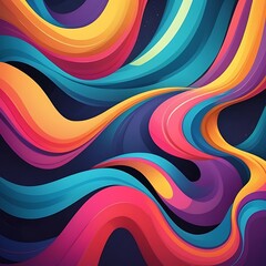 Abstract technology background, colorful digital art of bright technology background with natural view, abstract wave technology background with digital effect corporate concept