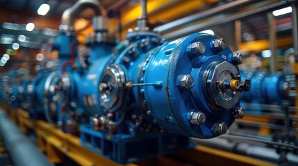 Fototapeta premium Carbon Dioxide Control Valve, essential component for regulating gas flow in industrial processes, enhances efficiency and safety in various applications, durable and reliable design.