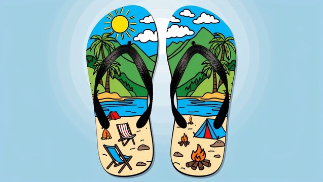 Flip Flops with Witty and Entertaining Designs, Bringing Laughter to Casual Summer Fashion