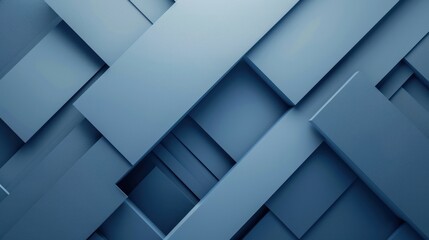 Fototapeta premium Abstract Blue Geometric Pattern