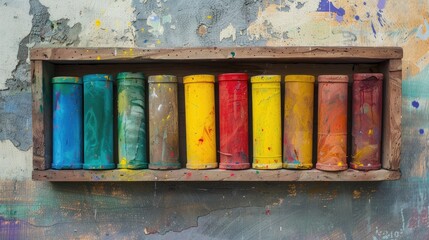 Vibrant background for Holi celebration in India in bright colors. Happy Holi