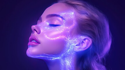 Fototapeta premium Electric Glow
