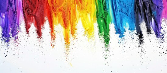 Flashes and streaks of bright colors, background with free space