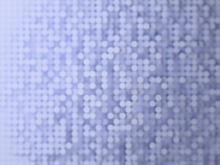 Soothing pattern of circles in gradient of shades of chambray blue. Digital 3D rendering.