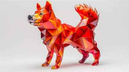 Zodiac signs made of coloured metal squares in 3D.