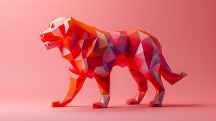 Zodiac signs made of coloured metal squares in 3D.