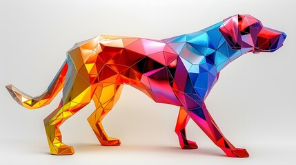 Obraz premium Zodiac signs made of coloured metal squares in 3D.
