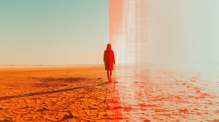 Fragmented Desert Walk