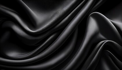 Obraz premium black satin background
