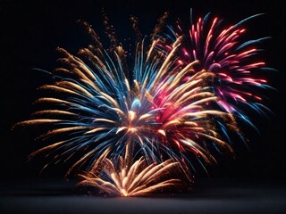 Obraz premium Celebrations and festivals with fireworks