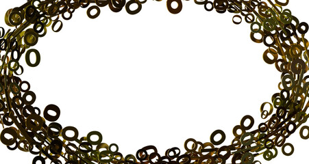 Sales icons floating in the air 3D rendering transparent PNG