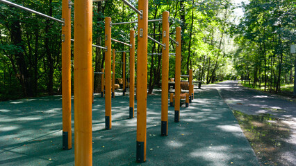 workout gym public healthy training sport health exercise outdoor fitness park active equipment