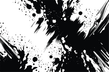 Black and white Grunge background. Abstract Grunge art.