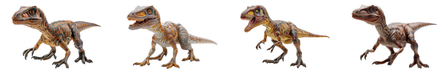 A high-quality image of a Velociraptor, emphasizing its speed and agility.