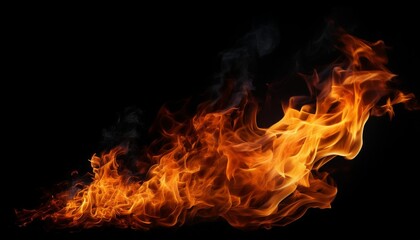 fire with clear white background 
