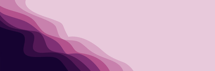 abstract purple wave gradient colors background graphic good for web banner, ads banner, booklet, wallpaper, background template, presentation and advertising