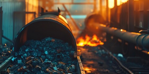 Processing and transportation of waste derived fuel for combustion in a boiler Converting municipal solid waste into an eco friendly energy source