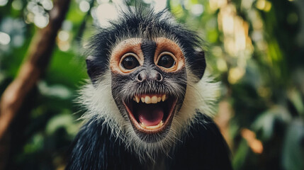 Fototapeta premium Smiley monkey