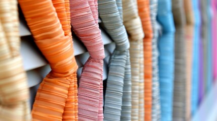 Infuse your creative endeavors with a touch of sophistication with a stock-style photograph showcasing a stunning woman peering through open