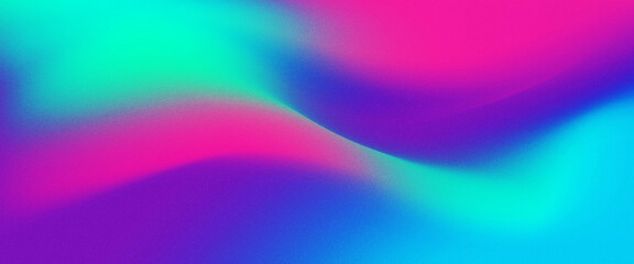 Obraz premium Neon gradient background banner grain texture
