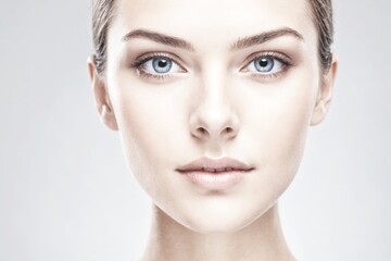 Fototapeta premium Beauty woman - perfect skin care portrait