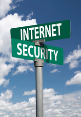 internet security sign