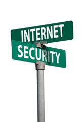 internet security sign
