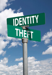identity theft sign