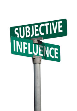 subjective influence sign