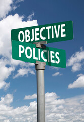 objective policies sign