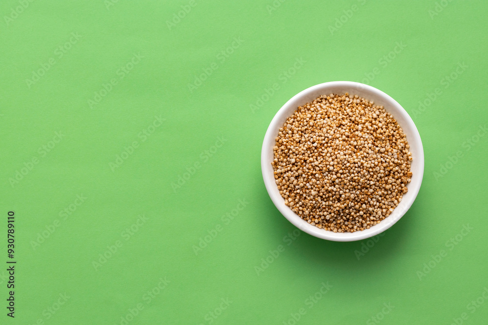 Poster amaranthus - bowl full of amaranth seed pops.