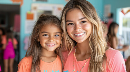 A team of volunteers providing support to single parents, organizing childcare and offering emotional support.