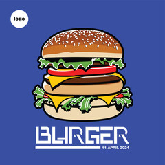 Burger illustration 