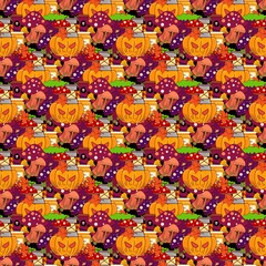 seamless pattern autumn 