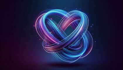 Neon Infinity Symbol