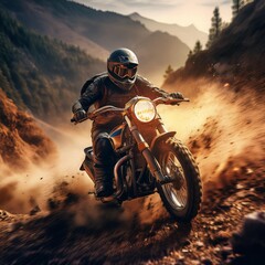 Adventure offroad motorcycle