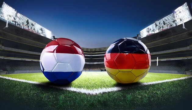 Banner Football Netherlands vs Germany