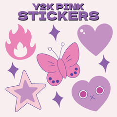 Y2k Sticker Design for Poster design and graphic design