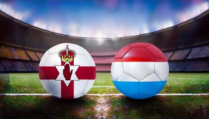 Banner Football Northern Ireland vs Luxembourg