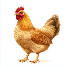 Fototapeta premium chicken hen poultry
