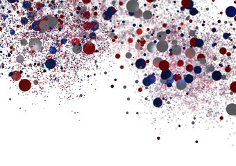 Confetti -  Independence Day background with Confetti.