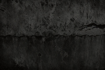 Obraz premium Fondo de hormigón con textura grunge negro oscuro. Panorama de fondo o textura de pizarra negra gris oscuro. Textura de hormigón negro vectorial. Fondo de pared de piedra. 