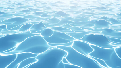 Fototapeta premium Aquatic Harmony: Light Reflections on Water