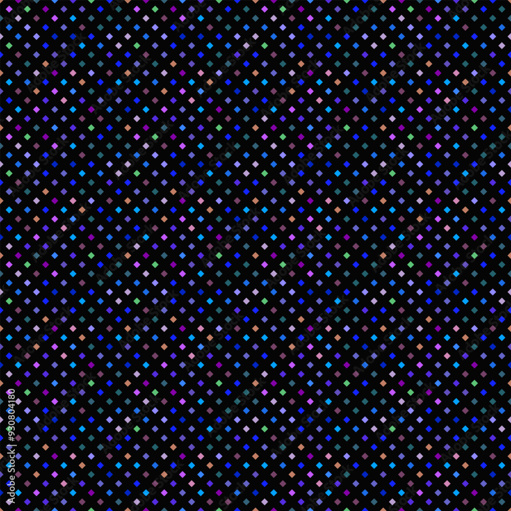 Poster seamless multicolored square pattern background - abstract multicolor vector design