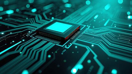 Illuminated Pathways: The Heart of a Circuit Board