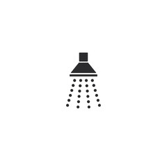 Shower icon logo flat vector design