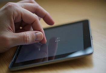 Touching Tablet Display