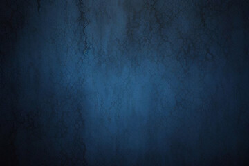 Obraz premium Black dark azure cobalt sapphire blue abstract background. Color gradient. Geometric shape. Wave, wavy curved line. Rough grunge grain noise. Light neon metallic shine shimmer bright. Design 